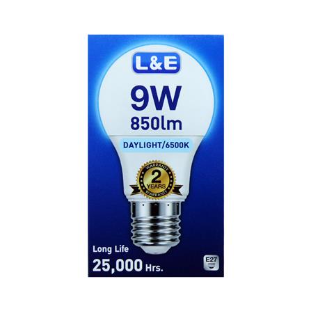 หลอด LED L&E BULB 9 วัตต์ DAYLIGHT E27_1