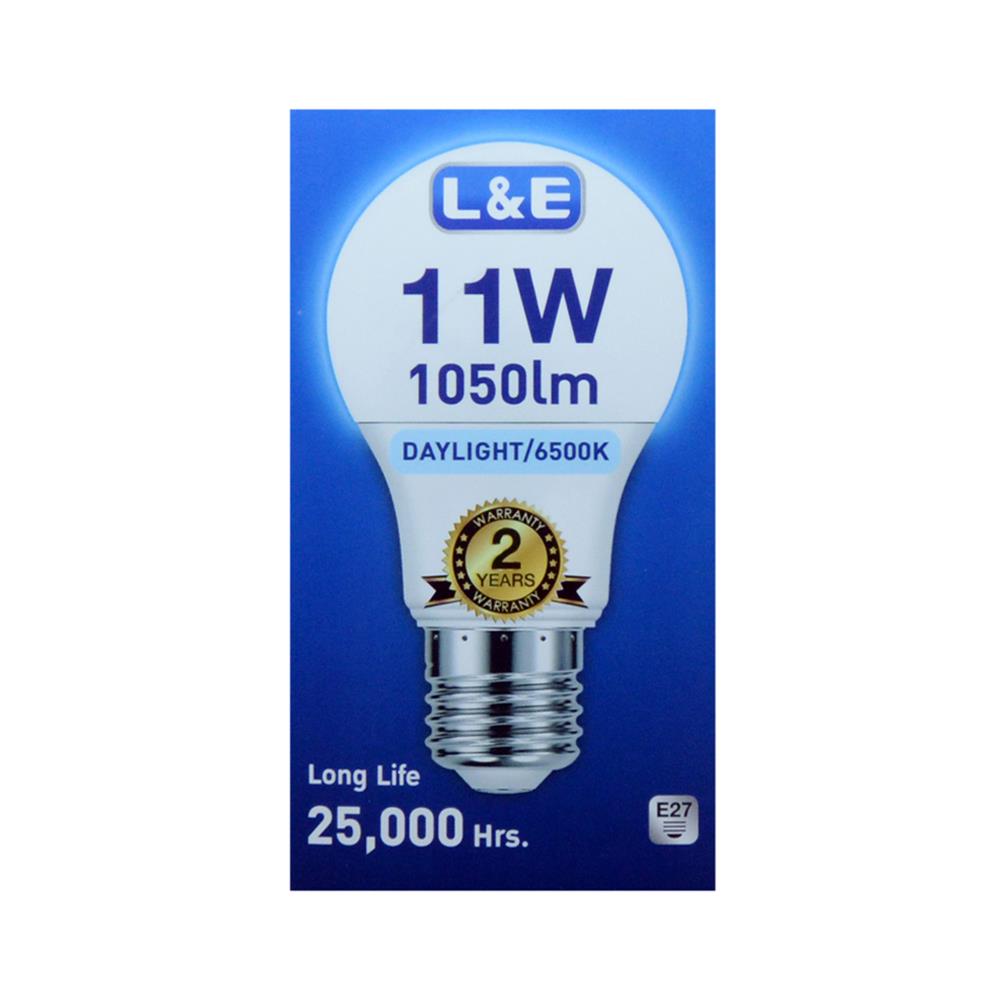 หลอด LED L&E BULB 11 วัตต์ DAYLIGHT E27
