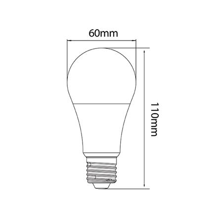 หลอด LED L&E BULB 11 วัตต์ DAYLIGHT E27_6