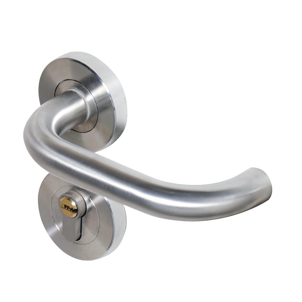 มือจับก้านโยกห้องทั่วไป MORTISE AZLE SH-0034 สีสเตนเลส