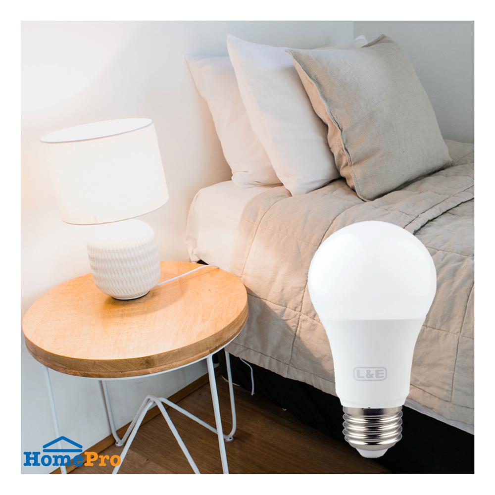หลอด LED L&E BULB 7 วัตต์ WARM WHITE E27