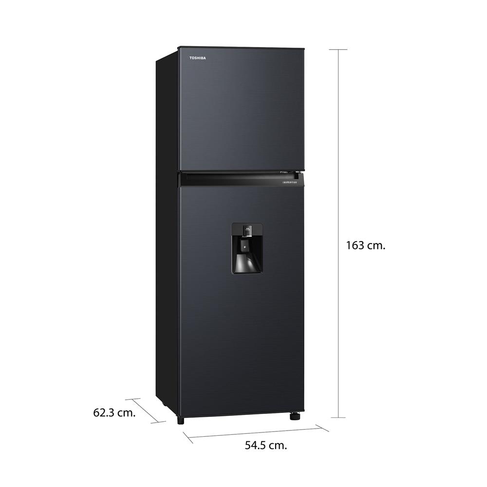 ตู้เย็น 2 ประตู TOSHIBA GR-RT325WE-PMT(06) 8.8 คิว สีเทาเข้ม อินเวอร์เตอร์