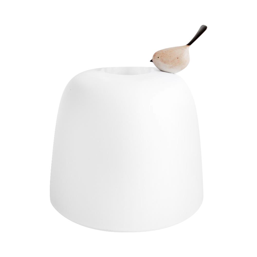 กล่องทิชชู่ม้วน MINIMAL SCULPT BIRDBIRD สีขาว