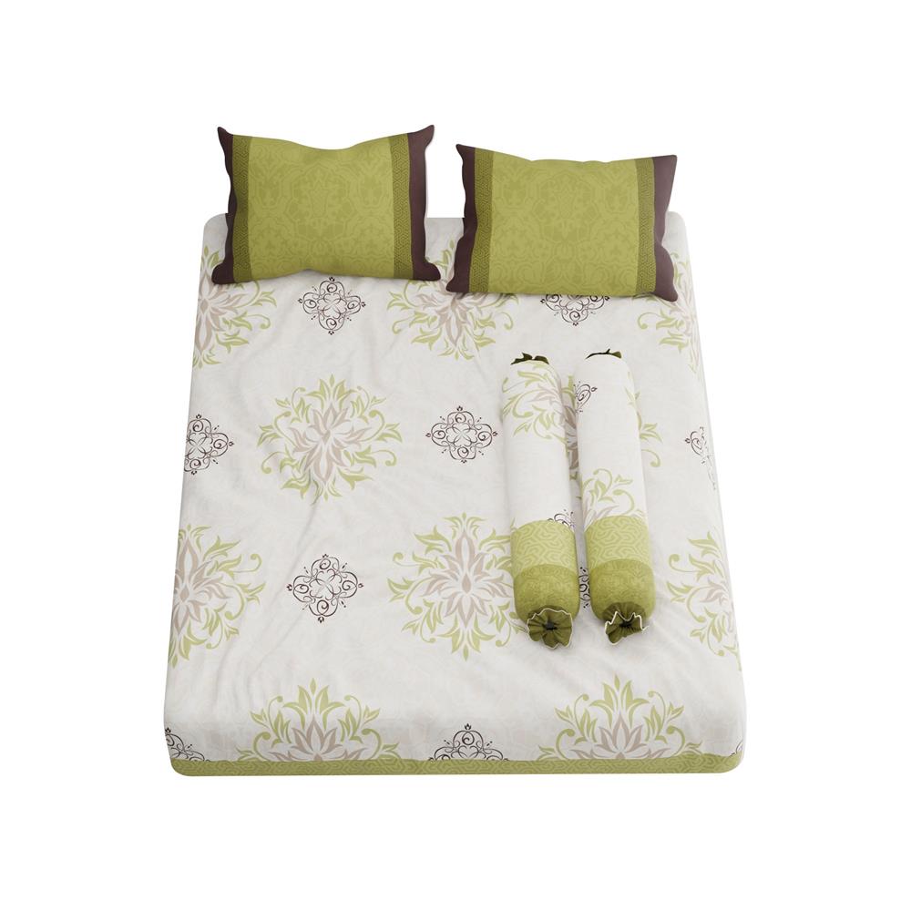 ชุดผ้าปูที่นอน 5 ฟุต 5 ชิ้น PREMIER SATIN MIX P202