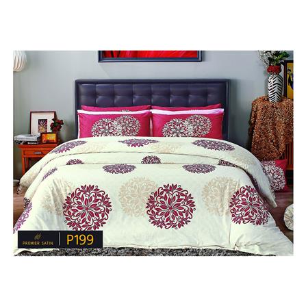 ชุดผ้าปูที่นอน 6 ฟุต 5 ชิ้น PREMIER SATIN MIX P199_0