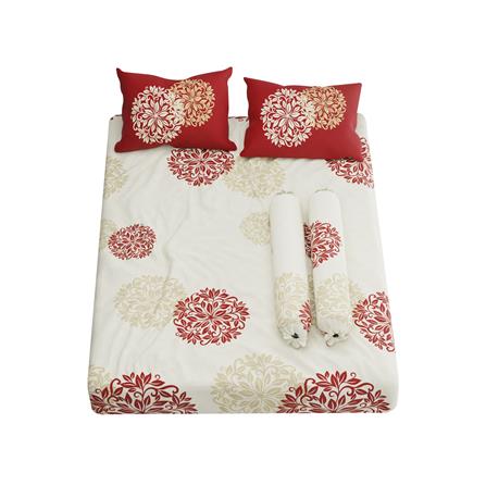 ชุดผ้าปูที่นอน 6 ฟุต 5 ชิ้น PREMIER SATIN MIX P199_1