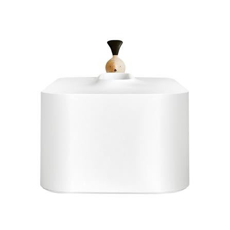 กล่องทิชชู่แผ่น MINIMAL SCULPT BIRDBIRD สีขาว_2