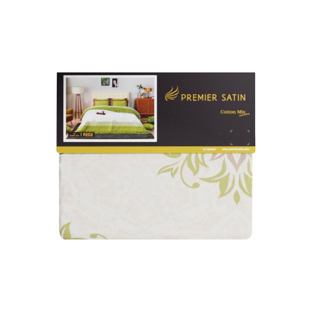 ชุดผ้าปูที่นอน 6 ฟุต 5 ชิ้น PREMIER SATIN MIX P202