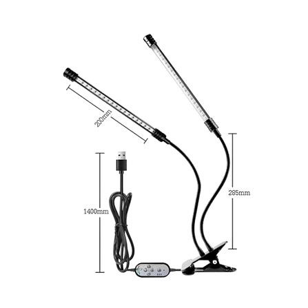 ไฟปลูกต้นไม้ LED CARINI PLANT2H 18 วัตต์ RGB สีดำ_6