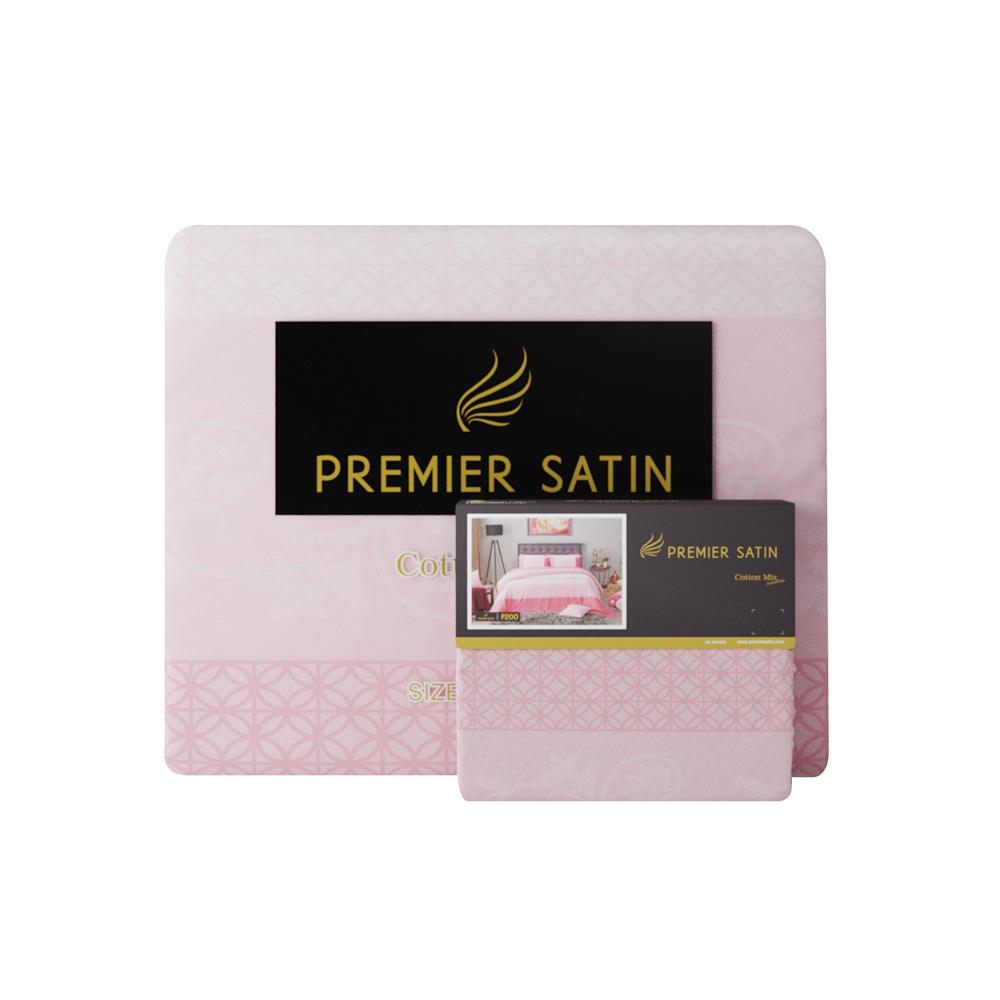 ชุดผ้าปูที่นอน 6 ฟุต 6 ชิ้น PREMIER SATIN MIX P200