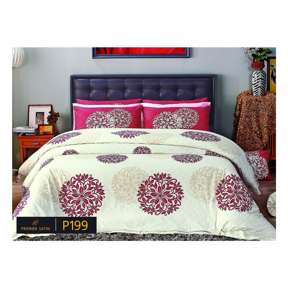ชุดผ้าปูที่นอน 6 ฟุต 6 ชิ้น PREMIER SATIN MIX P199