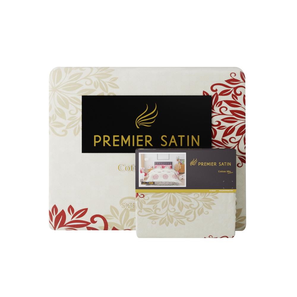 ชุดผ้าปูที่นอน 6 ฟุต 6 ชิ้น PREMIER SATIN MIX P199