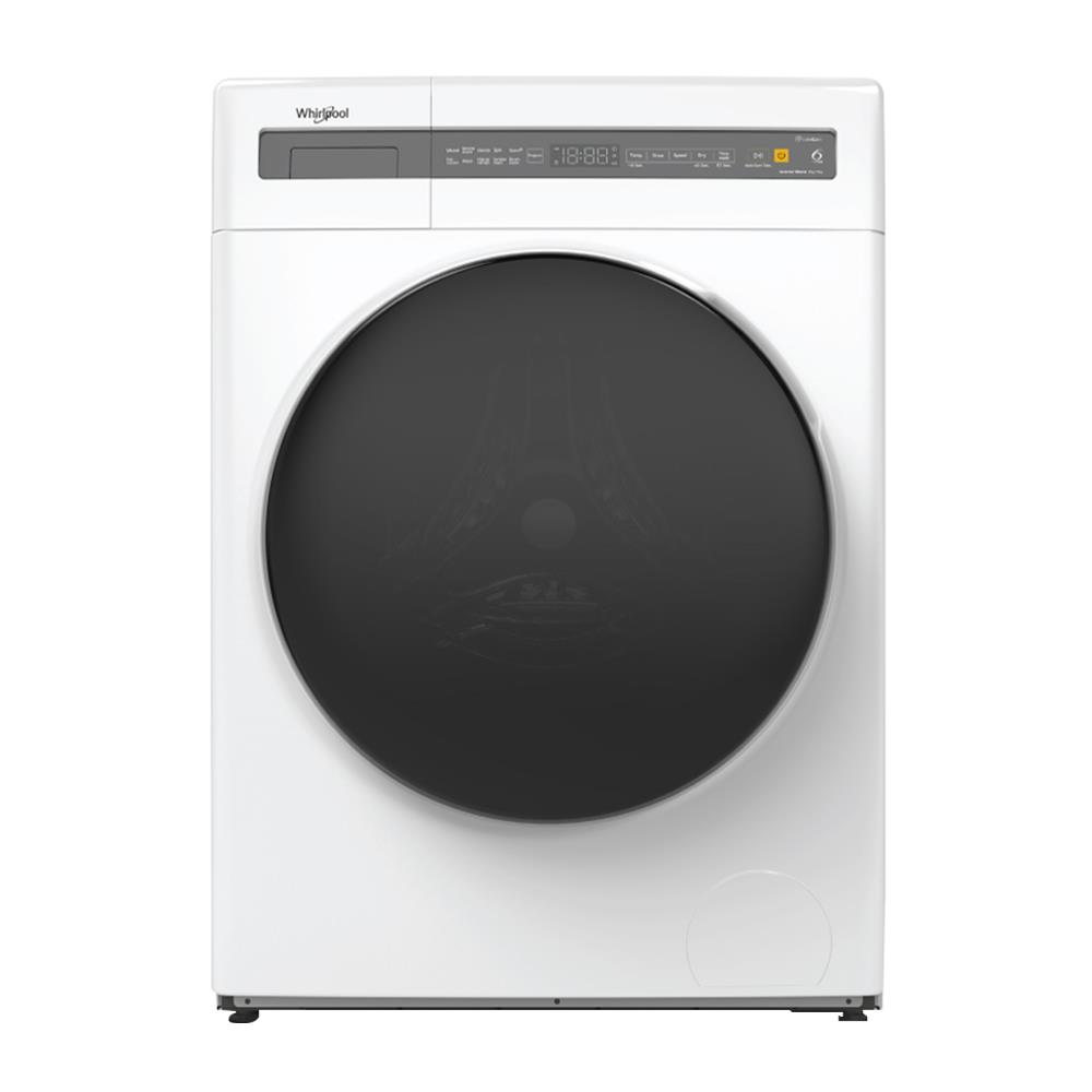 เครื่องซักอบ WHIRLPOOL WWEB8502OW 8/5 กก. 1400RMP อินเวอร์เตอร์ + ขาตั้ง