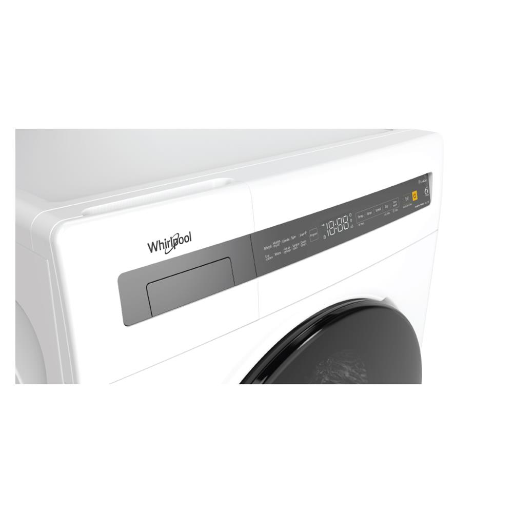เครื่องซักอบ WHIRLPOOL WWEB8502OW 8/5 กก. 1400RMP อินเวอร์เตอร์ + ขาตั้ง