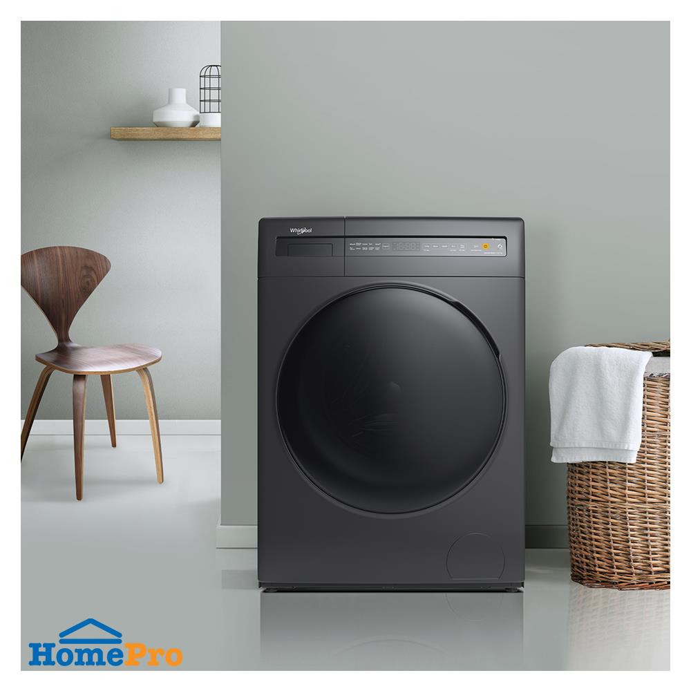 เครื่องซักอบ WHIRLPOOL WWEB11702OG 11/7 กก. 1400RMP อินเวอร์เตอร์ + ขาตั้ง