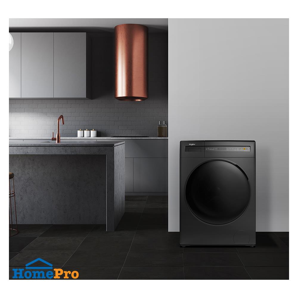 เครื่องซักอบ WHIRLPOOL WWEB11702OG 11/7 กก. 1400RMP อินเวอร์เตอร์ + ขาตั้ง