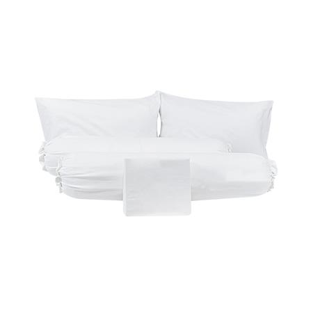 ชุดผ้าปูที่นอน 6 ฟุต 5 ชิ้น PICASSO CLASSIC สีขาว_1
