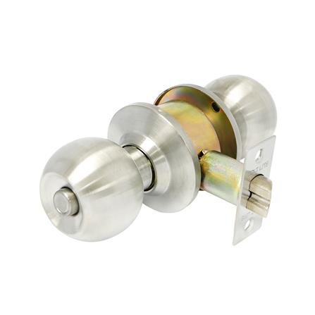 ลูกบิดห้องน้ำ หัวกลม COLT LITE K587 BK สีสเตนเลส_0