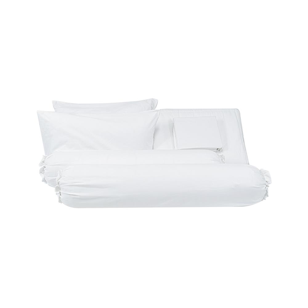 ชุดผ้าปูที่นอน 6 ฟุต 6 ชิ้น PICASSO CLASSIC สีขาว