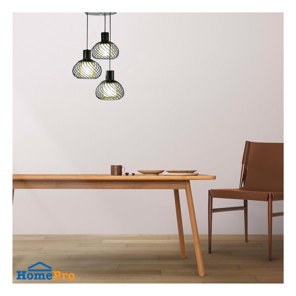 ไฟช่อ SUCCESS CD7582/3 สีน้ำตาล/ดำ 3 หัว