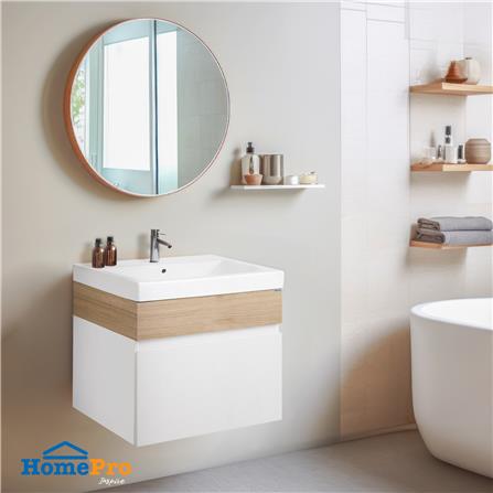 อ่างล้างหน้าเคาน์เตอร์ MOYA PZMY-005 สีขาว-โอ๊ค_3