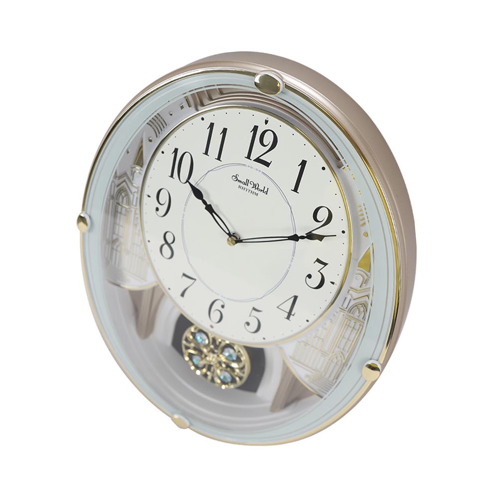 นาฬิกาแขวน RHYTHM 4MJ438WR13 12 นิ้ว สีครีม