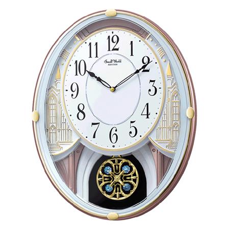 นาฬิกาแขวน RHYTHM 4MJ438WR13 12 นิ้ว สีครีม_0