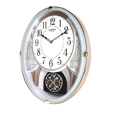 นาฬิกาแขวน RHYTHM 4MJ438WR13 12 นิ้ว สีครีม_1