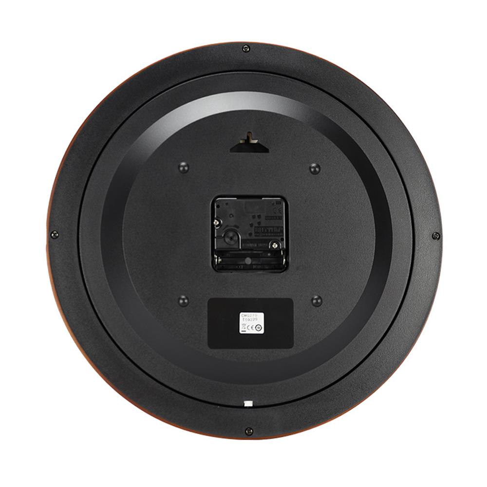 นาฬิกาแขวนไม้ RHYTHM CMG270NR06 12 นิ้ว สีน้ำตาล