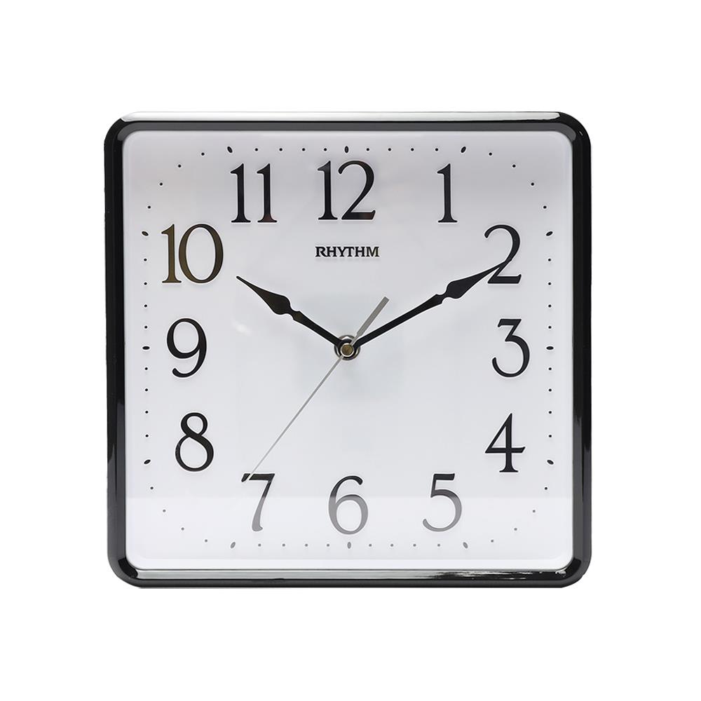 นาฬิกาแขวนพลาสติก RHYTHM CMG597NR02 9.5 นิ้ว สีดำ
