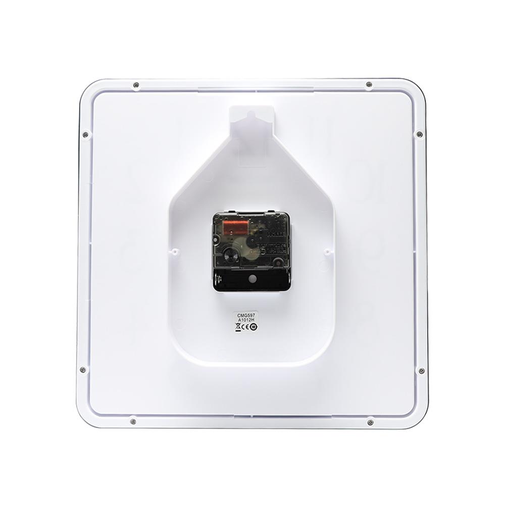 นาฬิกาแขวนพลาสติก RHYTHM CMG597NR02 9.5 นิ้ว สีดำ