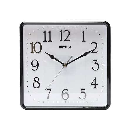 นาฬิกาแขวนพลาสติก RHYTHM CMG597NR02 9.5 นิ้ว สีดำ