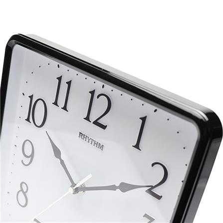 นาฬิกาแขวนพลาสติก RHYTHM CMG597NR02 9.5 นิ้ว สีดำ_1