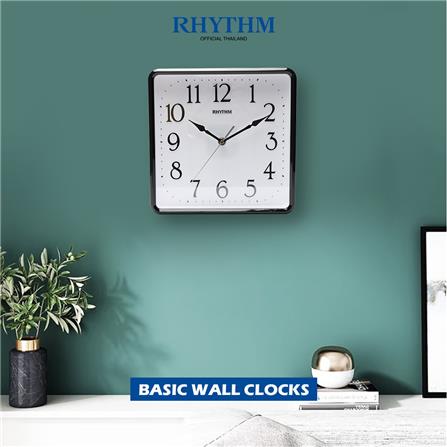 นาฬิกาแขวนพลาสติก RHYTHM CMG597NR02 9.5 นิ้ว สีดำ_3