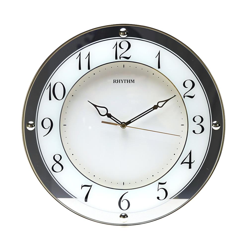 นาฬิกาแขวน RHYTHM CMG876NR18 12 นิ้ว สีขาว