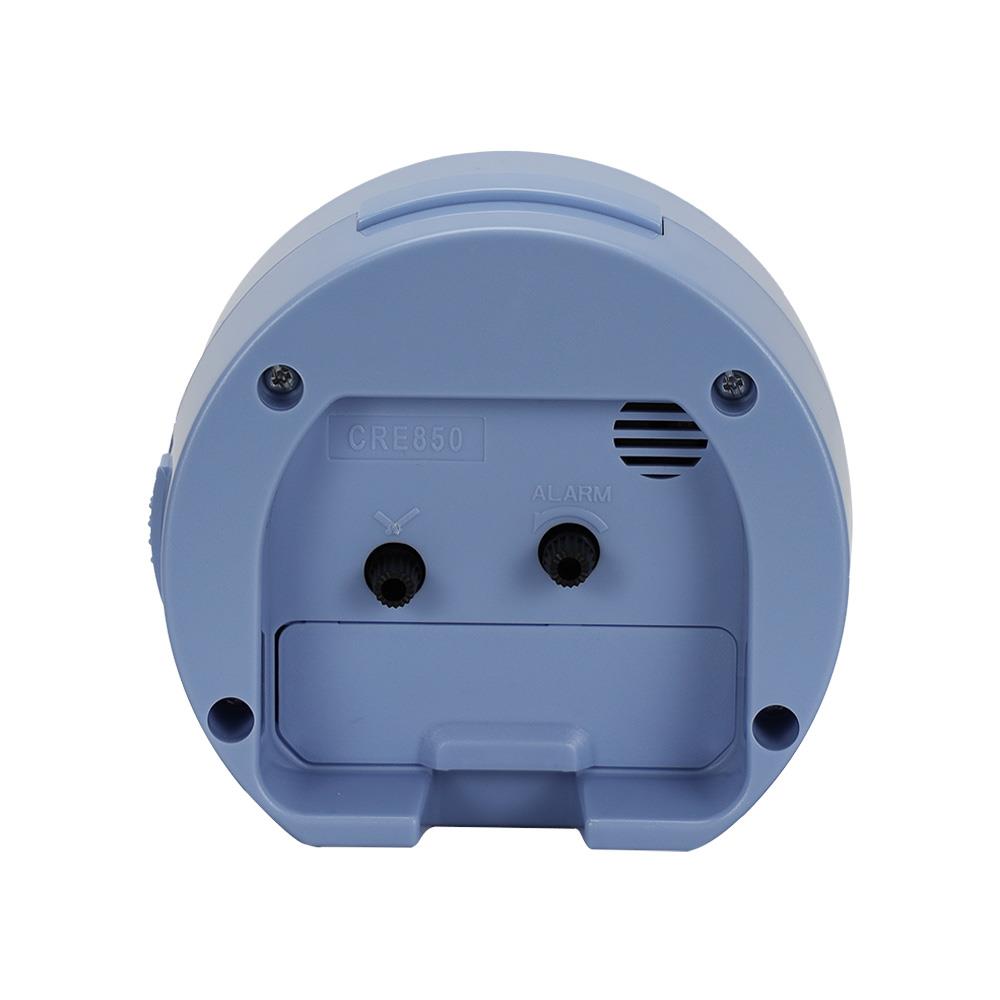 นาฬิกาตั้งโต๊ะ RHYTHM CRE850BR04 3.5 นิ้ว สีฟ้า