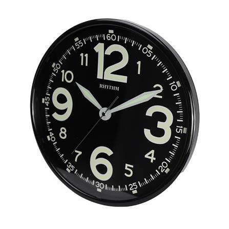 นาฬิกาแขวน RHYTHM CMG499BR02 12 นิ้ว สีดำ_1