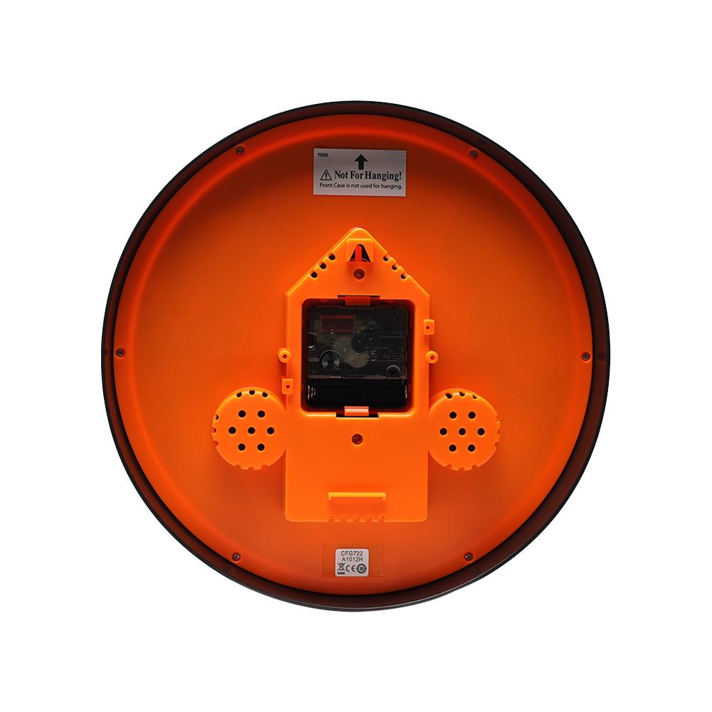 นาฬิกาแขวน RHYTHM 441107005 10 นิ้ว สีดำ