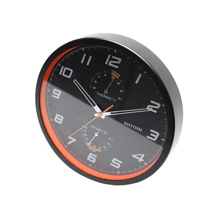 นาฬิกาแขวน RHYTHM 441107005 10 นิ้ว สีดำ_2