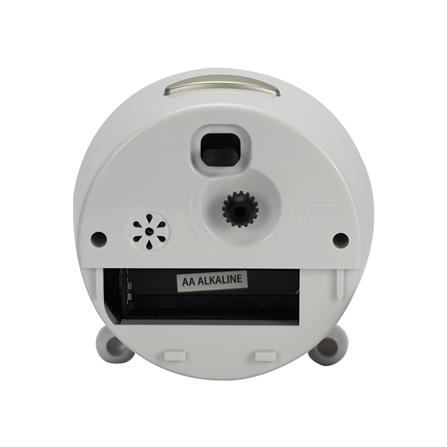 นาฬิกาตั้งโต๊ะพลาสติก RHYTHM CRE308NR08 3 นิ้ว สีเทา_3