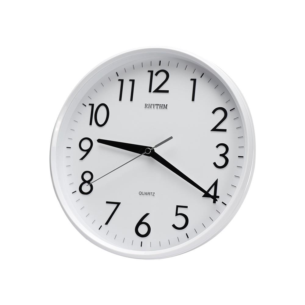 นาฬิกาแขวน RHYTHM CMG716NR03 9.5 นิ้ว สีขาว
