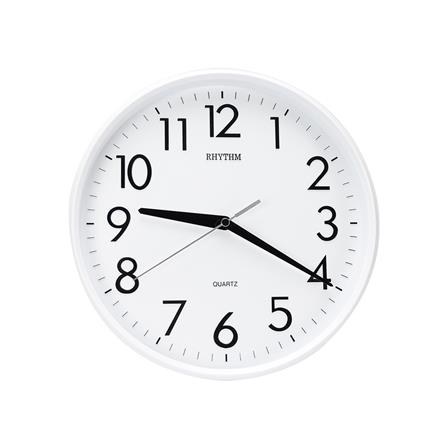 นาฬิกาแขวน RHYTHM CMG716NR03 9.5 นิ้ว สีขาว