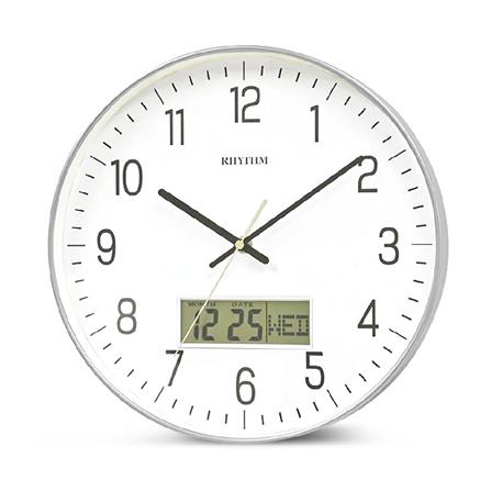 นาฬิกาแขวน RHYTHM CFG723NR19 12 นิ้ว สีขาว
