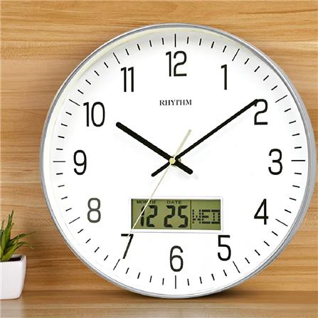 นาฬิกาแขวน RHYTHM CFG723NR19 12 นิ้ว สีขาว_3