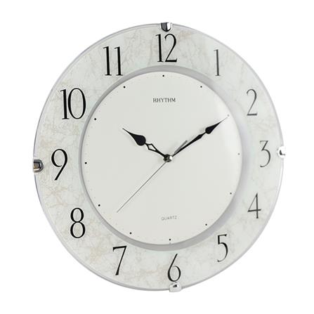 นาฬิกาแขวนพลาสติก RHYTHM CMG400NR03 14.5 นิ้ว สีขาว_1
