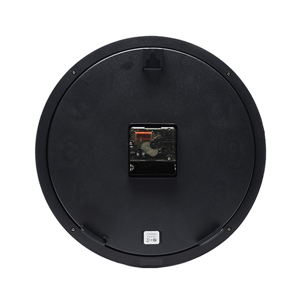 นาฬิกาแขวน RHYTHM CMG434NR02 11 นิ้ว สีดำ/ทอง