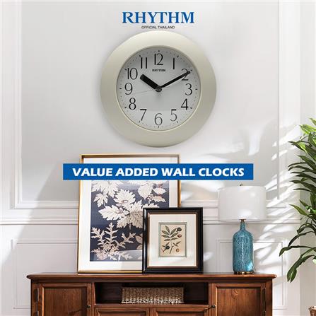 นาฬิกาแขวน RHYTHM 4KG652WR03 7 นิ้ว สีขาว_3