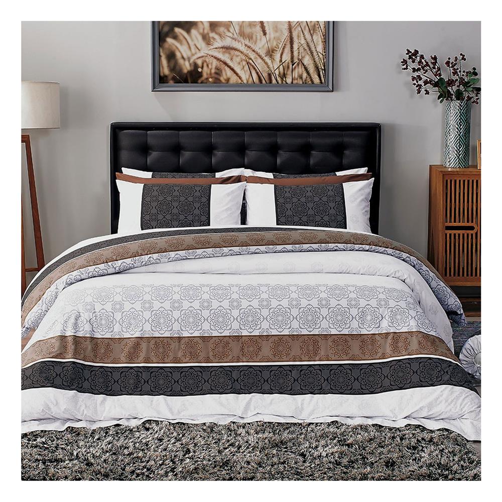 ชุดผ้าปูที่นอน 6 ฟุต 5 ชิ้น PREMIER SATIN MIX P206