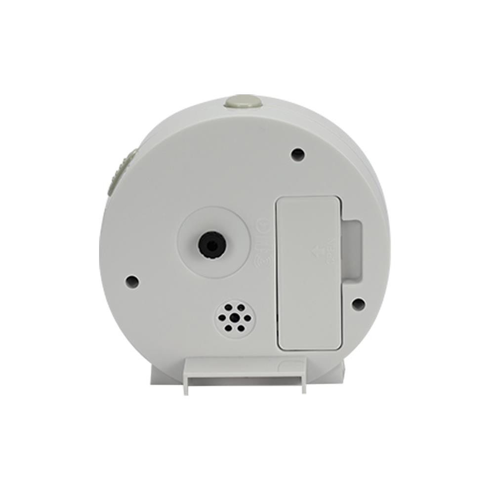 นาฬิกาตั้งโต๊ะ RHYTHM CRE306NR03 3.5 นิ้ว สีขาว/ฟ้า