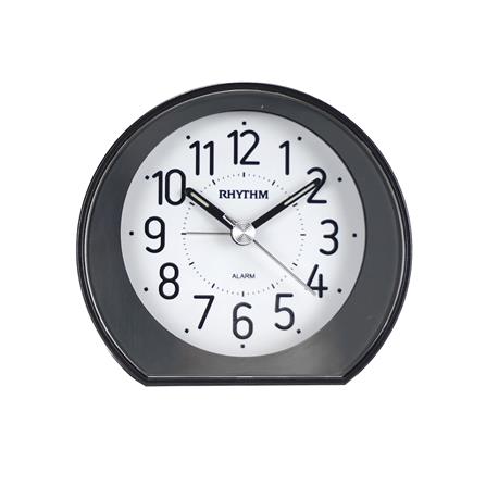 นาฬิกาตั้งโต๊ะพลาสติก RHYTHM CRE897NR02 3 นิ้ว สีดำ_0